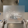 Easily Distracted By Plants | DTF Transfer Ready to Press | Botanical Minimalist Heat Transfer