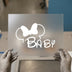 Minnie Mouse Ears & Baby | DTF Transfer Ready to Press | Cartoon Style Heat Transfer
