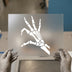 Skeleton Hand Heart | DTF Transfer Ready to Press | Spooky Cute Heat Transfer