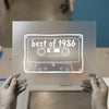 Best of 1986 Cassette | DTF Transfer Ready to Press | Retro Audio Heat Transfer