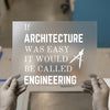 Architecture Quote | DTF Transfer Ready to Press | Funny Heat Transfer