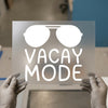 Vacay Mode with Sunglasses | DTF Transfer Ready to Press | Retro Vacation Heat Transfer