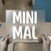 Minimal Text | DTF Transfer Ready to Press | Simple Trendy Heat Transfer