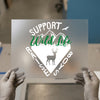 Support Wildlife Raise Boys | DTF Transfer Ready to Press | Nature Graphic Heat Transfer
