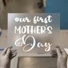 First Mother's Day Script | DTF Transfer Ready to Press | Celebration Heat Transfer