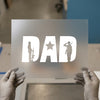 Military Dad | DTF Transfer Ready to Press | Armed Forces Heat Transfer