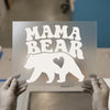 Mama Bear with Heart | DTF Transfer Ready to Press | Retro Style Heat Transfer
