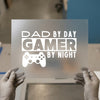 Dad By Day Gamer By Night | DTF Transfer Ready to Press | Gaming Style Heat Transfer