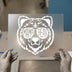 Mama Bear with Sunglasses | DTF Transfer Ready to Press | Bold Outline Heat Transfer