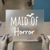 Maid Of Horror Bat | DTF Transfer Ready to Press | Halloween Heat Transfer