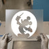 Sorcerer Mouse Silhouette | DTF Transfer Ready to Press | Iconic Style Heat Transfer