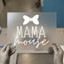 Mama Mouse Bow | DTF Transfer Ready to Press | Cute Script Heat Transfer
