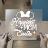 Happiest Mom on Earth | DTF Transfer Ready to Press | Mouse Ear Bow Heat Transfer