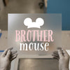 Brother Mouse Ear Chef Hat | DTF Transfer Ready to Press | Playful Quote Heat Transfer