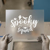 Spooky Squad | DTF Transfer Ready to Press | Halloween Script Heat Transfer