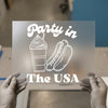 Party in The USA | DTF Transfer Ready to Press | Retro Food Heat Transfer