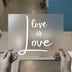 Love is Love | DTF Transfer Ready to Press | Script Calligraphy Heat Transfer
