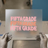 Fifth Grade DTF Transfer Ready to Press | Back to School Teachers Heat Transfer