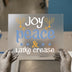 Joy Peace Latke Crease DTF Transfer Ready to Press | Holiday Warmth Heat Transfer