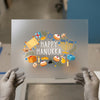 Happy Hanukkah DTF Transfer Ready to Press | Festival Heat Transfer