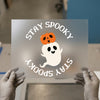Stay Spooky Ghost Pumpkin | DTF Transfer Ready to Press | Halloween Heat Transfer