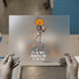 Skeleton Pumpkin Head | DTF Transfer Ready to Press | Halloween Heat Transfer