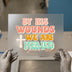 By His Wounds We Are Healed | DTF Transfer Ready to Press | Retro Christian Heat Transfer