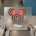 Leopard Minnie Inspired DTF Transfer Ready to Press | Bow Castle Heat Transfer