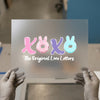 XOXO Donut Design | DTF Transfer Ready to Press | Sweet Treat Heat Transfer