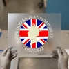 Queen's Platinum Jubilee 1952-2022 | DTF Transfer Ready to Press | Royal Commemorative Heat Transfer