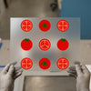 Tomato Pattern | DTF Transfer Ready to Press | Quirky Food Heat Transfer