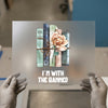 I'm With The Banned Books | DTF Transfer Ready to Press | Literary Floral Heat Transfer