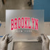 Brooklyn New York Arch | DTF Transfer Ready to Press | Collegiate Style Heat Transfer
