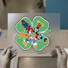 Cartoon Characters Shamrock | DTF Transfer Ready to Press | St. Patrick's Day Heat Transfer