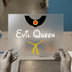 Evil Queen Text & Collar | DTF Transfer Ready to Press | Villainous Style Heat Transfer