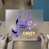 Crazy Halloween Cat DTF Transfer Ready to Press | Spooky Heat Transfer