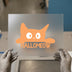 Hallowmeow Cat | DTF Transfer Ready to Press | Cute Halloween Heat Transfer