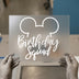 Birthday Squad Mickey Ears | DTF Transfer Ready to Press | Celebration Heat Transfer