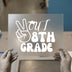 8th Grade Graduation | DTF Transfer Ready to Press | Retro Groovy Heat Transfer
