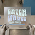 Catch Waves Surf Riders | DTF Transfer Ready to Press | Retro Beach Heat Transfer