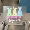 Bunny Squad Gingham | DTF Transfer Ready to Press | Easter Heat Transfer