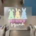 Bunny Squad Gingham | DTF Transfer Ready to Press | Easter Heat Transfer