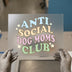 Anti Social Dog Moms Club | DTF Transfer Ready to Press | Retro Style Heat Transfer