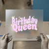 Birthday Queen Crown | DTF Transfer Ready to Press | Celebration Heat Transfer