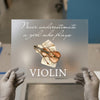 Never Underestimate a Violin Girl | DTF Transfer Ready to Press | Musical Instrument Heat Transfer