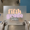 Fifth Grade Team | DTF Transfer Ready to Press | Retro Fun Heat Transfer
