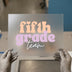 Fifth Grade Team | DTF Transfer Ready to Press | Retro Fun Heat Transfer