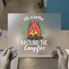 Campfire Life | DTF Transfer Ready to Press | Rustic Quote Heat Transfer