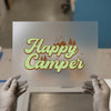 Happy Camper | DTF Transfer Ready to Press | Retro Camping Heat Transfer