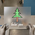 Feelin' Pine Evergreen | DTF Transfer Ready to Press | Cartoon Winking Tree Heat Transfer